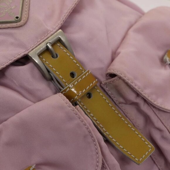 PRADA Backpack Nylon Pink Silver Auth 119214 - Picture 15 of 16